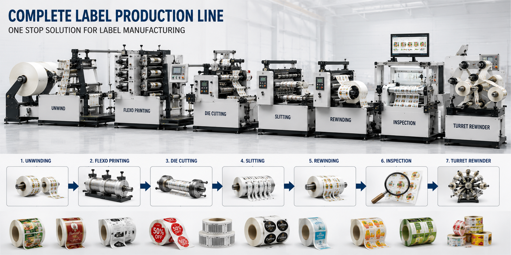 Complete Label Production Line