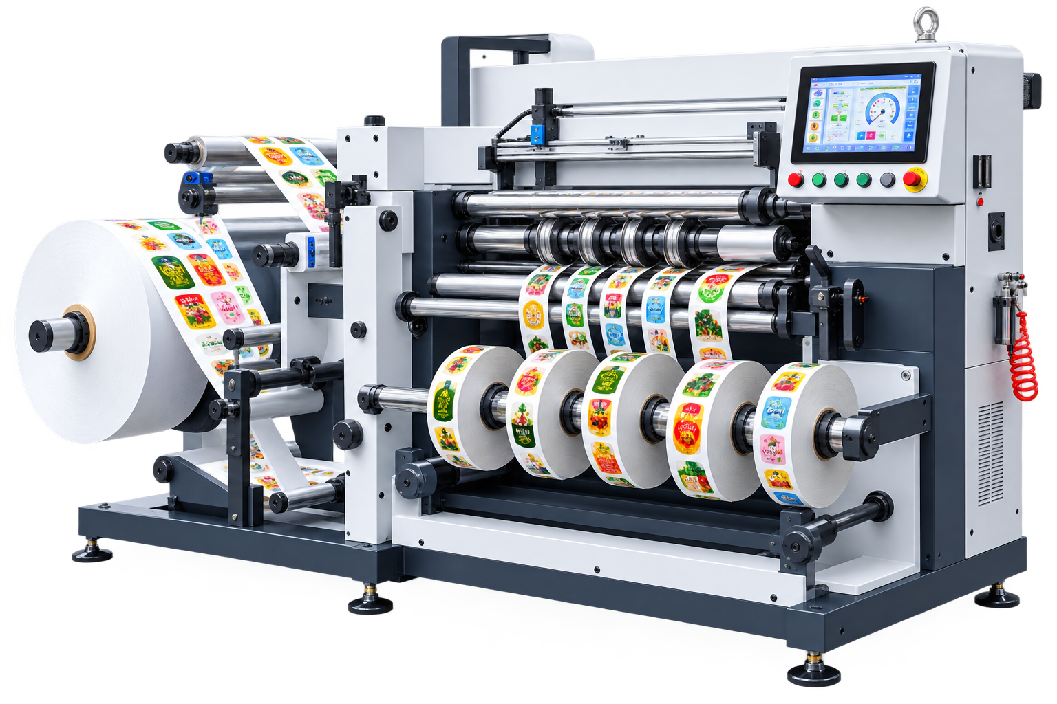 High Speed Label Slitting Machine